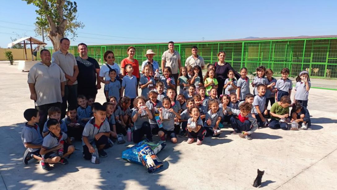Öğretmen Melahat Aksoy İlkokulu'ndan Belediye Barınağı'na Ziyaret