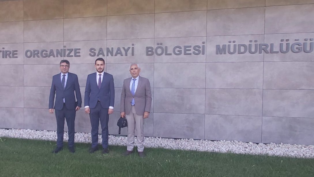 İlçe Milli Eğitim Müdürümüz Aydın Yüzbaşıoğlu'ndan Organize Sanayi Bölgesi'ne Ziyaret